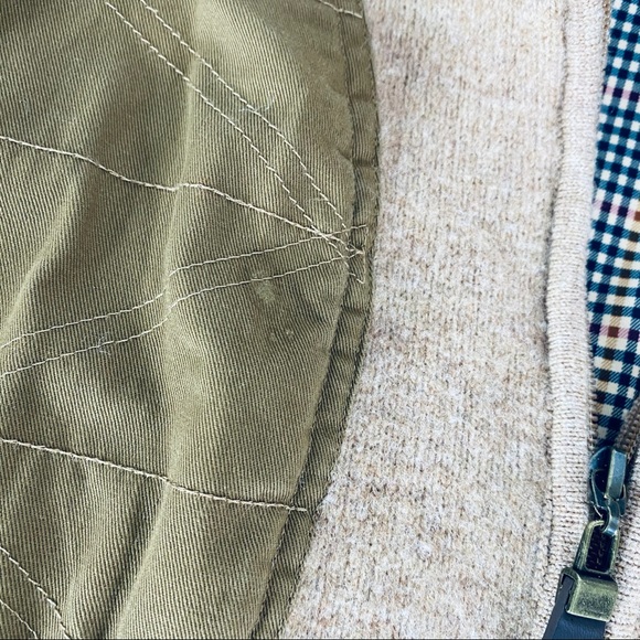 Orvis Men’s tweed Wool Zip Bomber Jacket - Picture 13 of 14